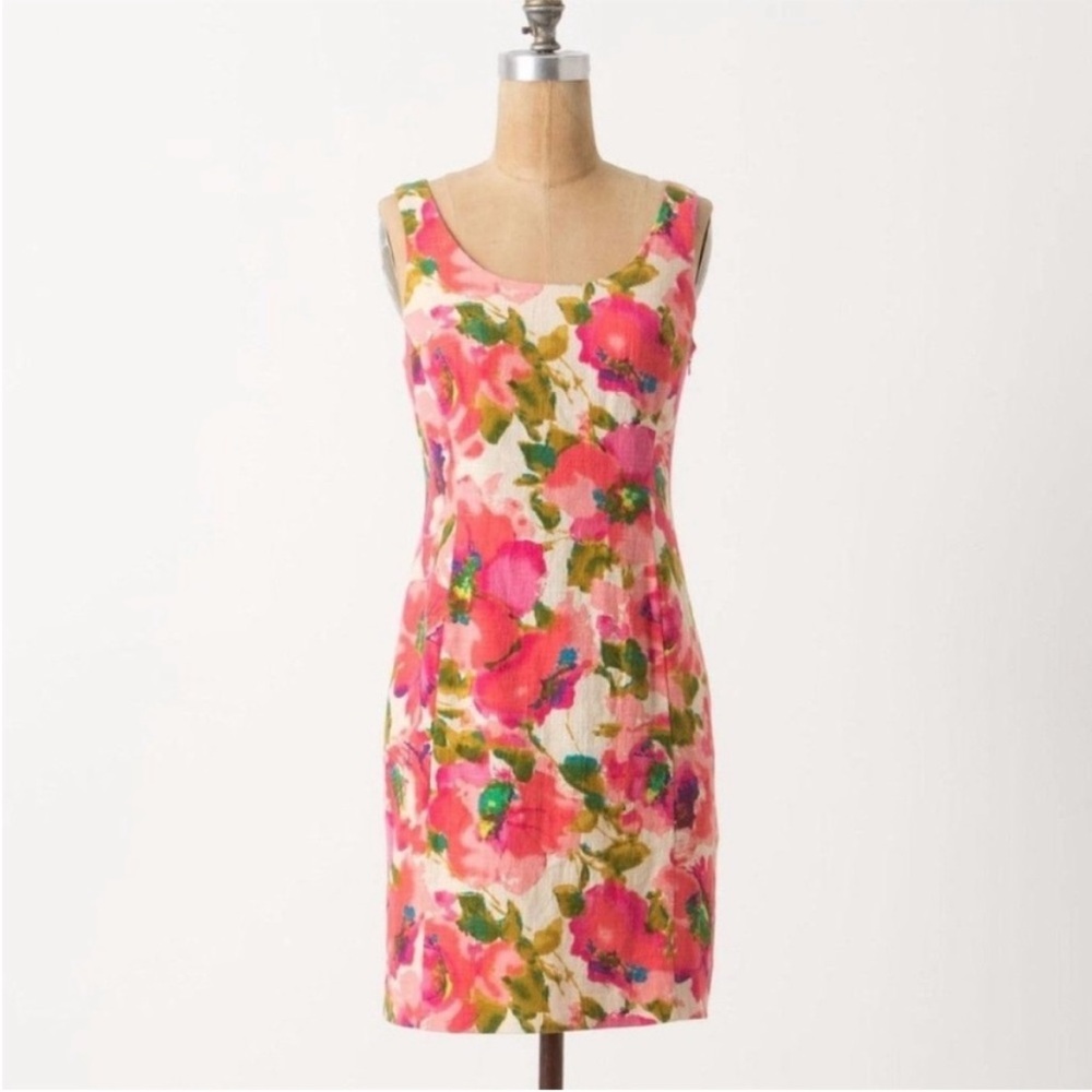 Anthropologie Postmark Blushing Olena Mini Dress